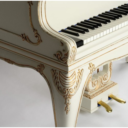 Рояль PETROF P 173  Breeze Rococo, белый