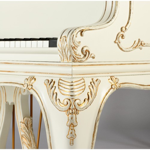 Рояль PETROF P 173  Breeze Rococo, белый